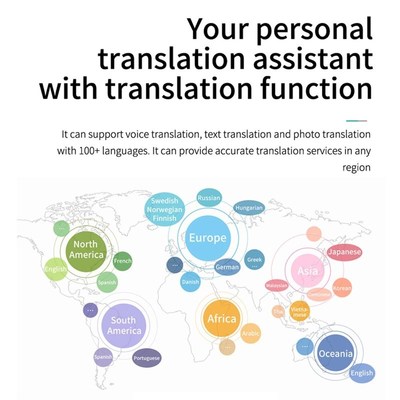 Smart Digital Voice Recorder X6 Portable Multi Language Ligh