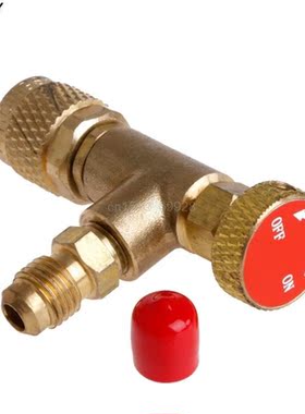 1PC R410 90 Degree Refrigeration Adapter Connector Gauges Ho