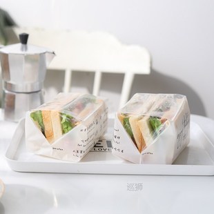 Sandwich wrapping paper high grade creative transparent food