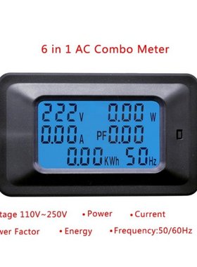 20/100A  AC 110-250V LCD Digital Panel Power Watt Meter Moni