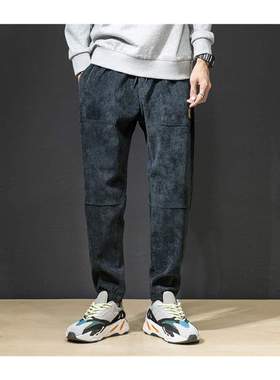 Mens Winter Pants Classic brand sweatpants super Warm Thick