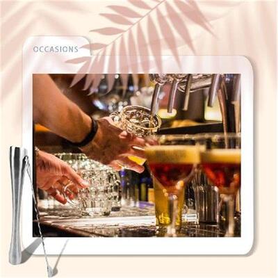 Wine Muddler Stainless Steel Ice Crusher Crushing Home