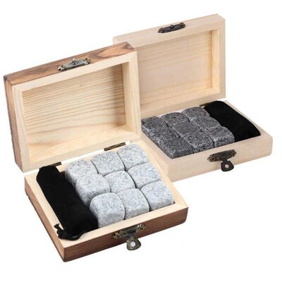 Posture Corrector 9Pcs Whisky Wine Chilling Stones Set Bar H