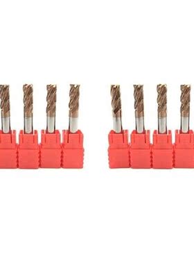 10PCS 6Mm 4 Flute Carbide Endmills CNC Milling Cutter