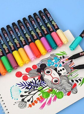36 Colors Acrylic Marker Pen Acrylic Paint Brush Markers Pen