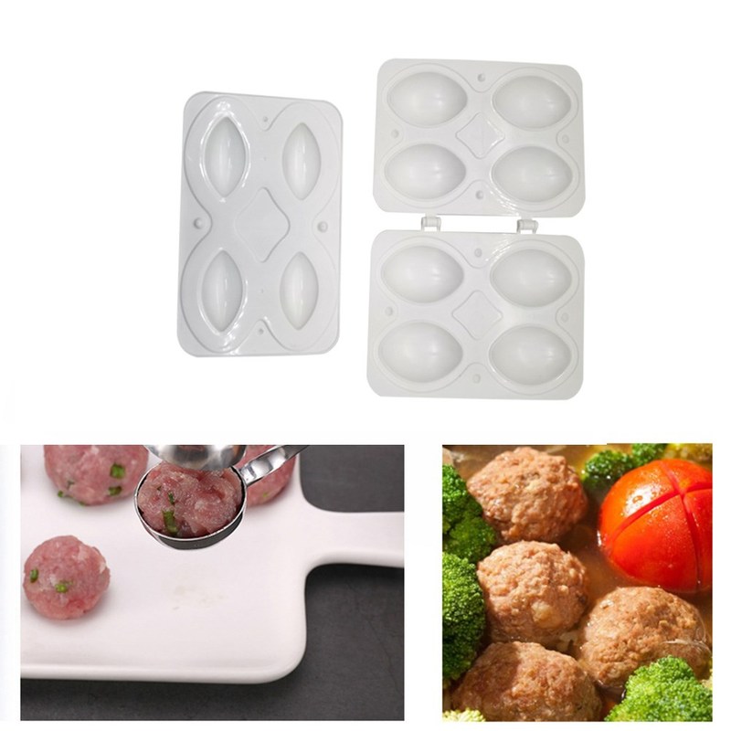 4 Grid Meatloaf Mold Minced Meat Processor Stuffed Manual Mo