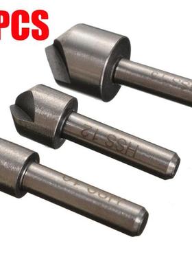 3pcs HSS Countersink Drill Bit 90 Degree 10/12/16mm Metalwor