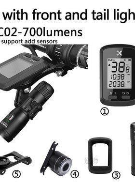 G/G Plus Wireless GPS Speedometer Road Bike MTB Bicycle Blue