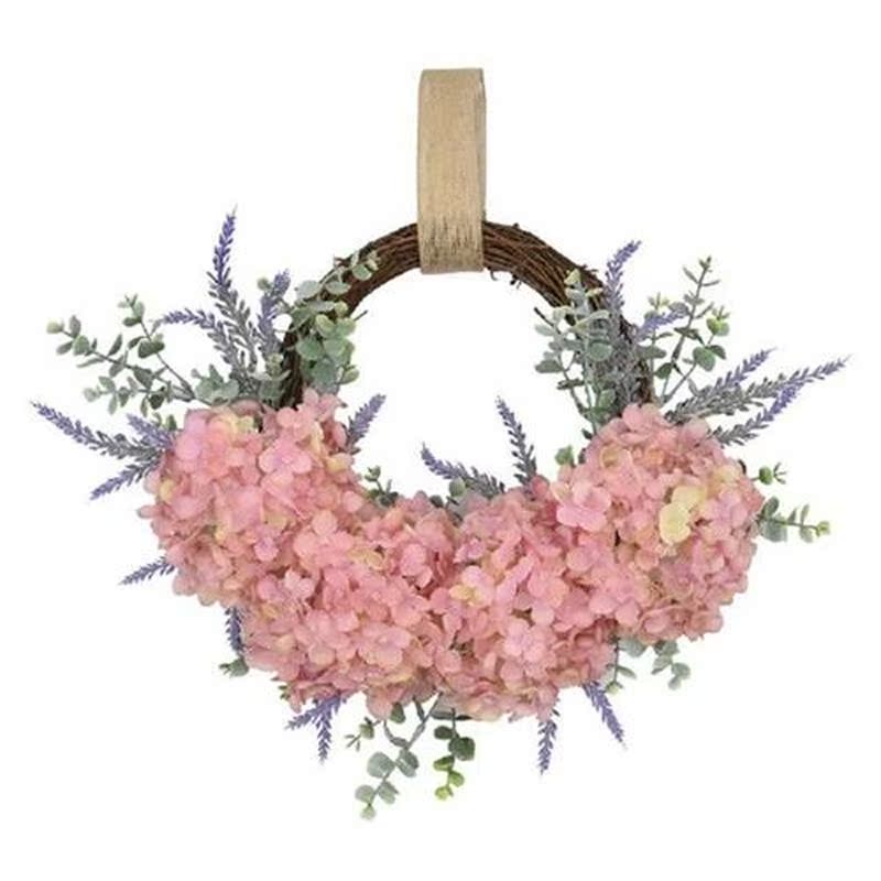 Hydrangea Wreath Spring Home Door Lavender New Christmas