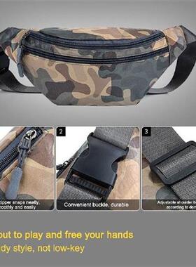 Fashion Sports Waist Pack Waterproof Chest Bag Phone Card