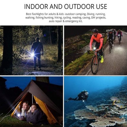 6000lums Diving Flashlight Torch 5*T6 Scuba Dive Torch Under