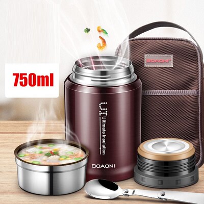 1000ml Food Thermal Jar Vacuum Insulated Soup Thermos Contai