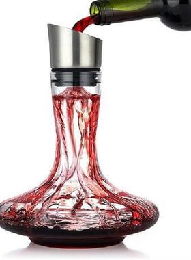 Wine Decanter With Built-In Aerator Pourer & Filter, Win