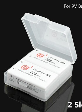 Durable High Quality Plastic 9V 6F22 Battery Cases Boxes Fo