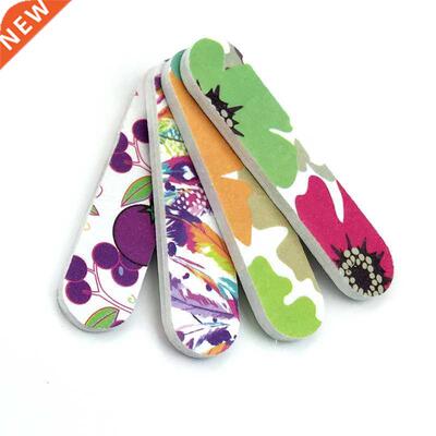 50pcs Mini NailFile Double Side 100/180 Nail Buffer Angle N