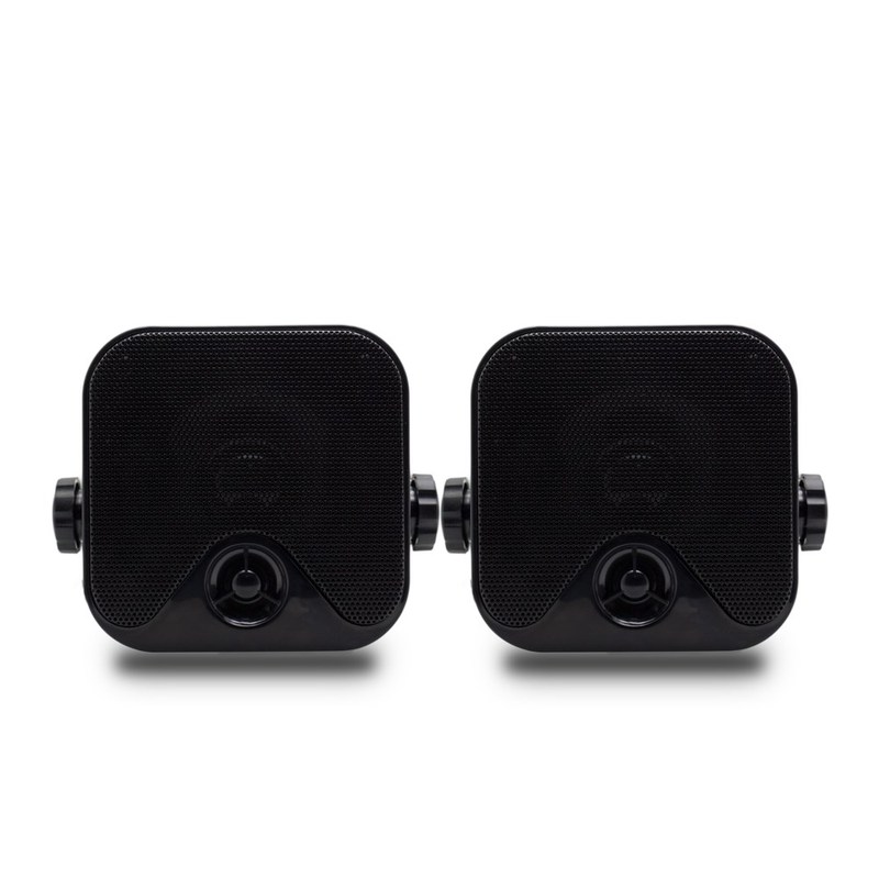 100W 4 Inch Waterproof Boat Marine Box Outdoor Speakers Heav