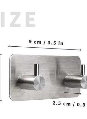 Bathroom Hooks Stainless Steel Towel Hooks Water and Rust Pr