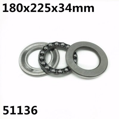 51136 180x225x34mm Axial Thrust Ball Bearings 8136 High qual