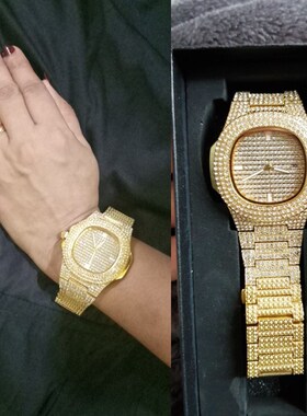Dropshipping  ICE-Out Bling Diamond Luxury Watch Men Gold Hi