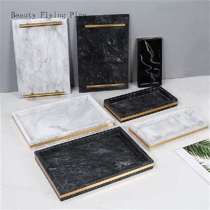 Multifunctional Modern Marble Holder Mouth Cup Shampoo