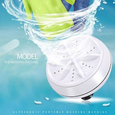 Mini Ultrasonic Washing Machine Portable USB Powered