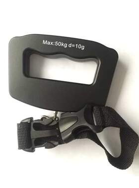 50kg 10g LCD Digital Luggage Belt Scales Handheld Portable E
