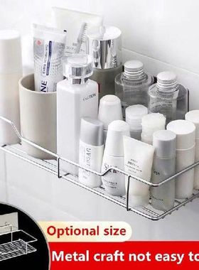 Wrought iron bathroom rack free punch toilet shampoo