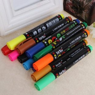12 Color Whiteboard Marker Erasable POP Paper Glass Dry Eras