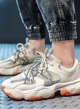 2021 new autumn low top dad shoes Korean men's fashi