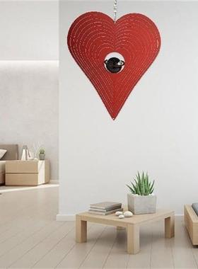 Metal Three- Away Stainless Wind 3d Chime Drive The Birds