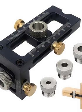 Woodworking Tools 2 In 1 Drill Puncher Locator Cross Oblique