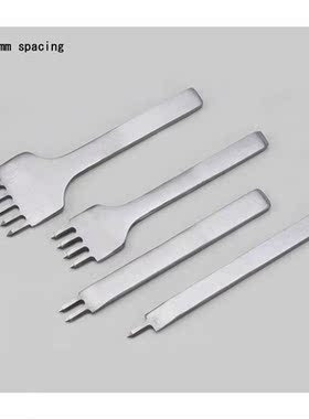 1 2 4 6 Prongs Leather Craft Tools 4mm Hole Punches Leather