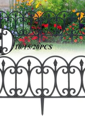 20PCS Garden Fence Garden Border Decorative Fence Picket Fen