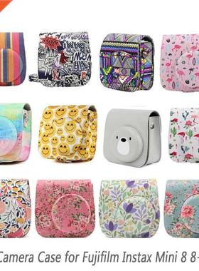 Besegad PU Leather Carrying Camera Bag Shell Pouch Case w/St