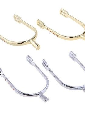 Zinc Alloy Horse Spurs Equestrian Horse Riding Boots Spurs
