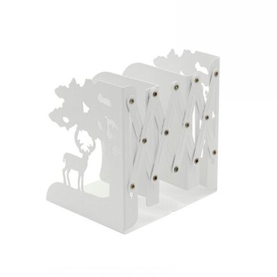 Stationery Steel Plate Adjustable Bookend  Out Home Office H