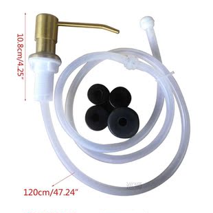 1Set Stainless Steel Sink Liquid Soap Dispenser Lotion Pump