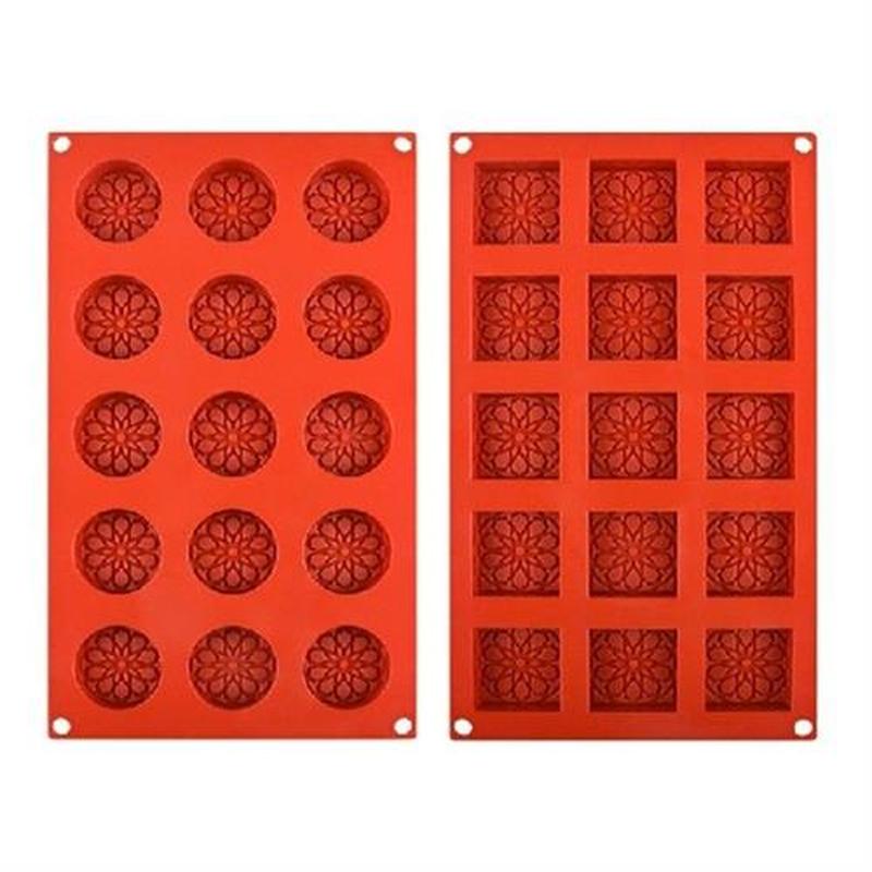 Silicone Chocolate Mold Baking Mold Flower Shape Cake