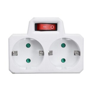 250V 16A Multiple Plug EU Standard Double Socket Conversion