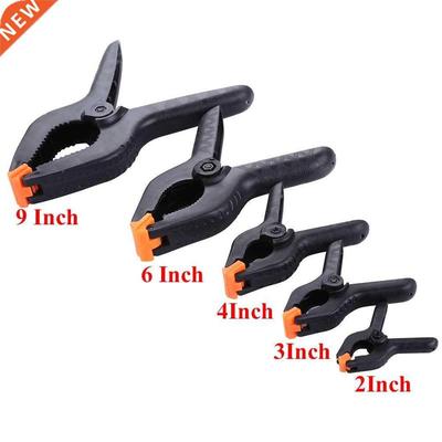 2/3/4/6/9inch Adjustable Plastic Spring Clamps for Woodworki
