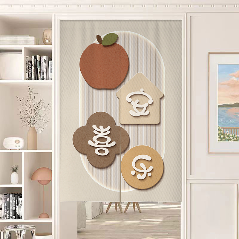 现代流行轻奢门帘高级感卫