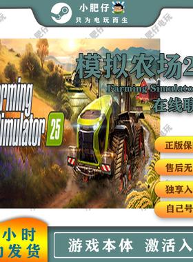 模拟农场25游戏Steam全DLC永久入库Farming Simulator激活码CDKEY