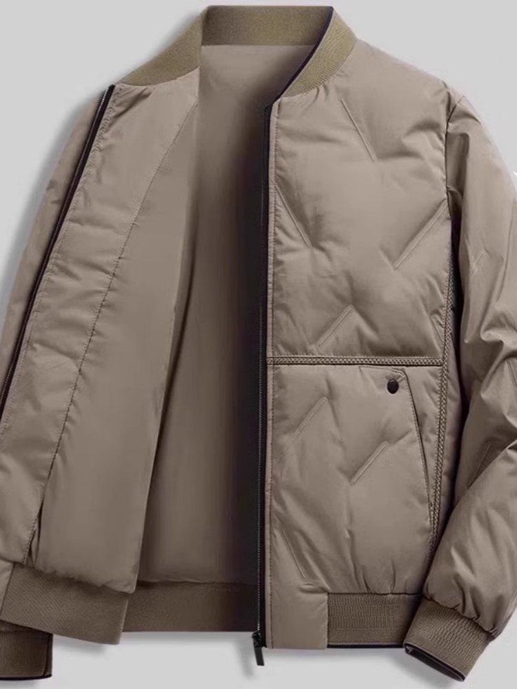 BOZZ BURY~严选优质鸭绒！高端羽绒服男冬季保暖高蓬松棒球领外套