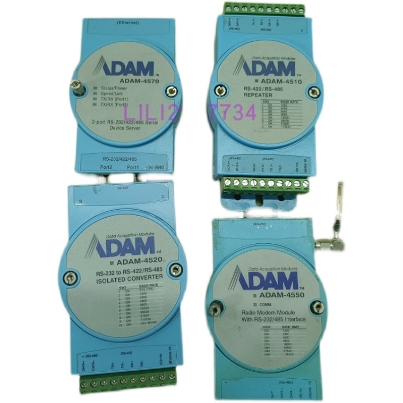 议价研华ADAM-4570两端口RS-232/422/485转以太网模块4520/4510/4