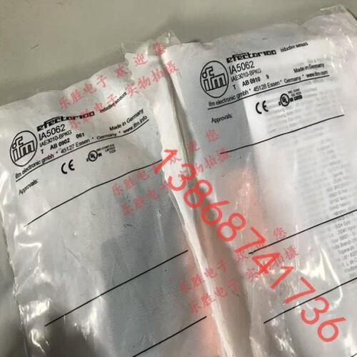 议价销售易福门电感式接近开关传感器IA5062 IAE3010-BPKG