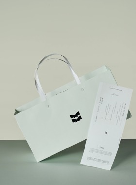 空山时手提袋【31.5(长)*9.5(宽)*9.5(高)cm】可装3-4盒