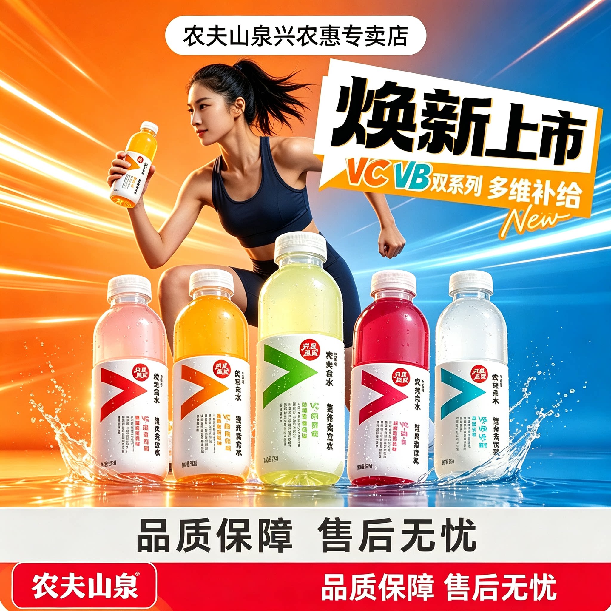农夫山泉维他命柑橘运动功能饮料