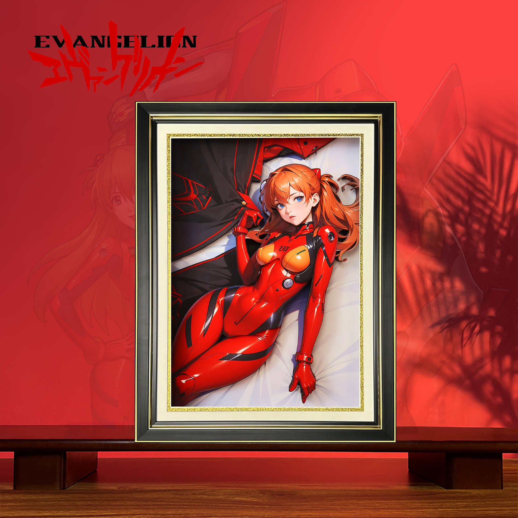 EVA明日香立体画新世纪福音战士