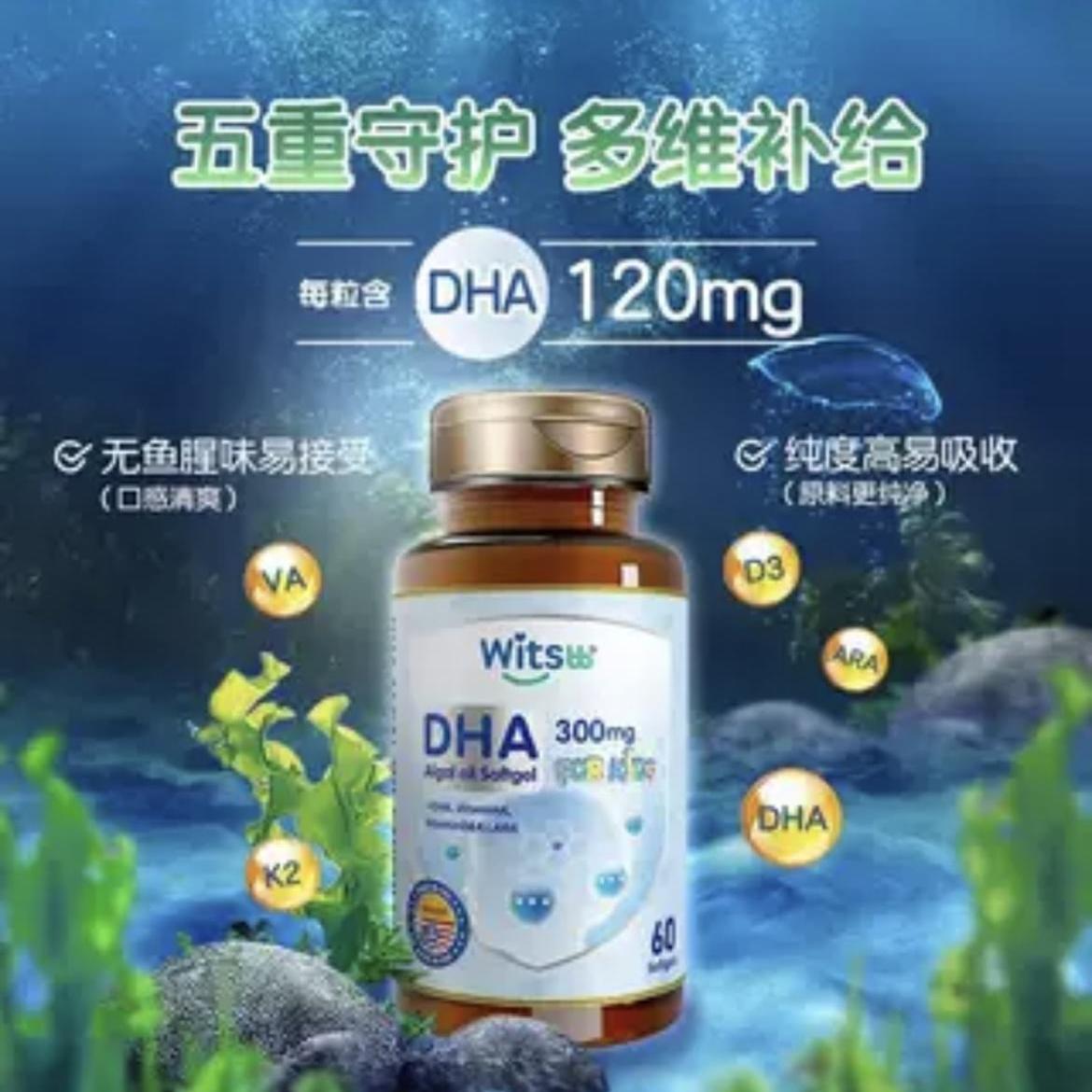 witsBB/健敏思海藻油DHA多效无敏