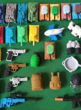 新军事装备橡皮擦坦克飞机ak枪吃鸡武器橡皮儿童幼儿园小学生专用